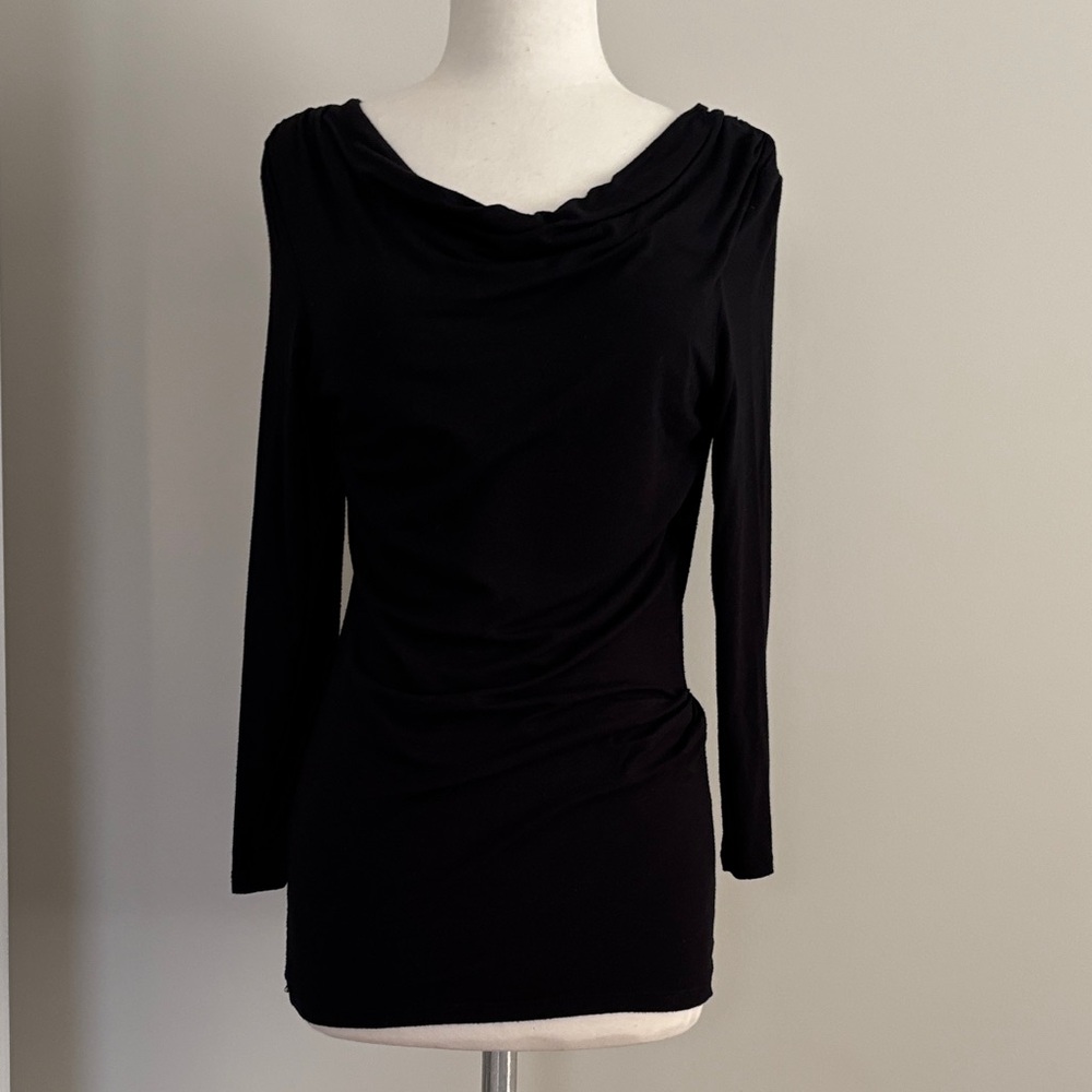 Elegant Black Long Sleeve Top
